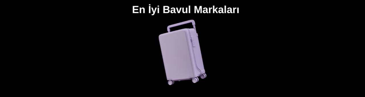 En İyi Bavul Markaları Nelerdir?